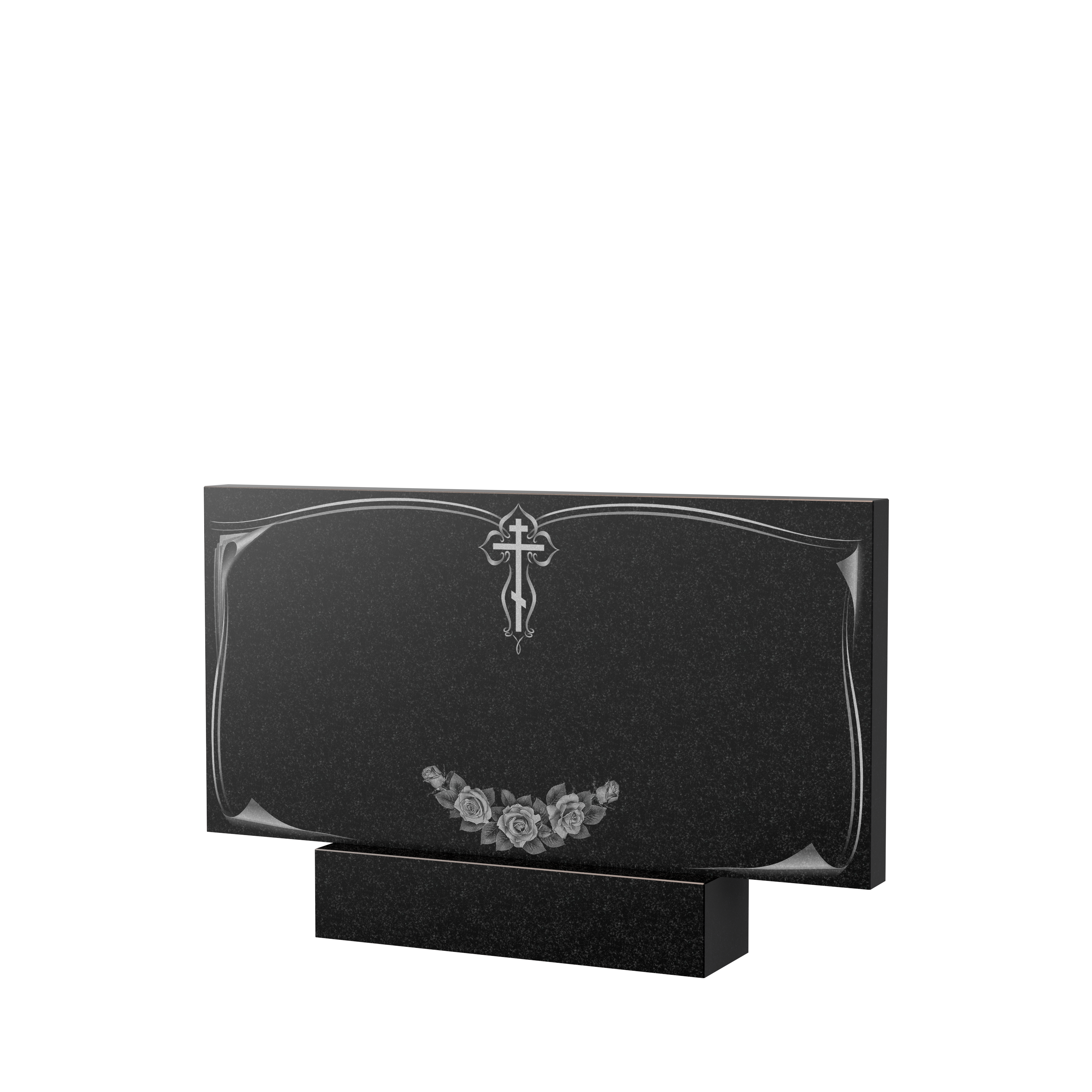 Художественное оформление памятника в Нижнекамске | Художественное оформление на гранитную стелу, рисунок ГХО-001