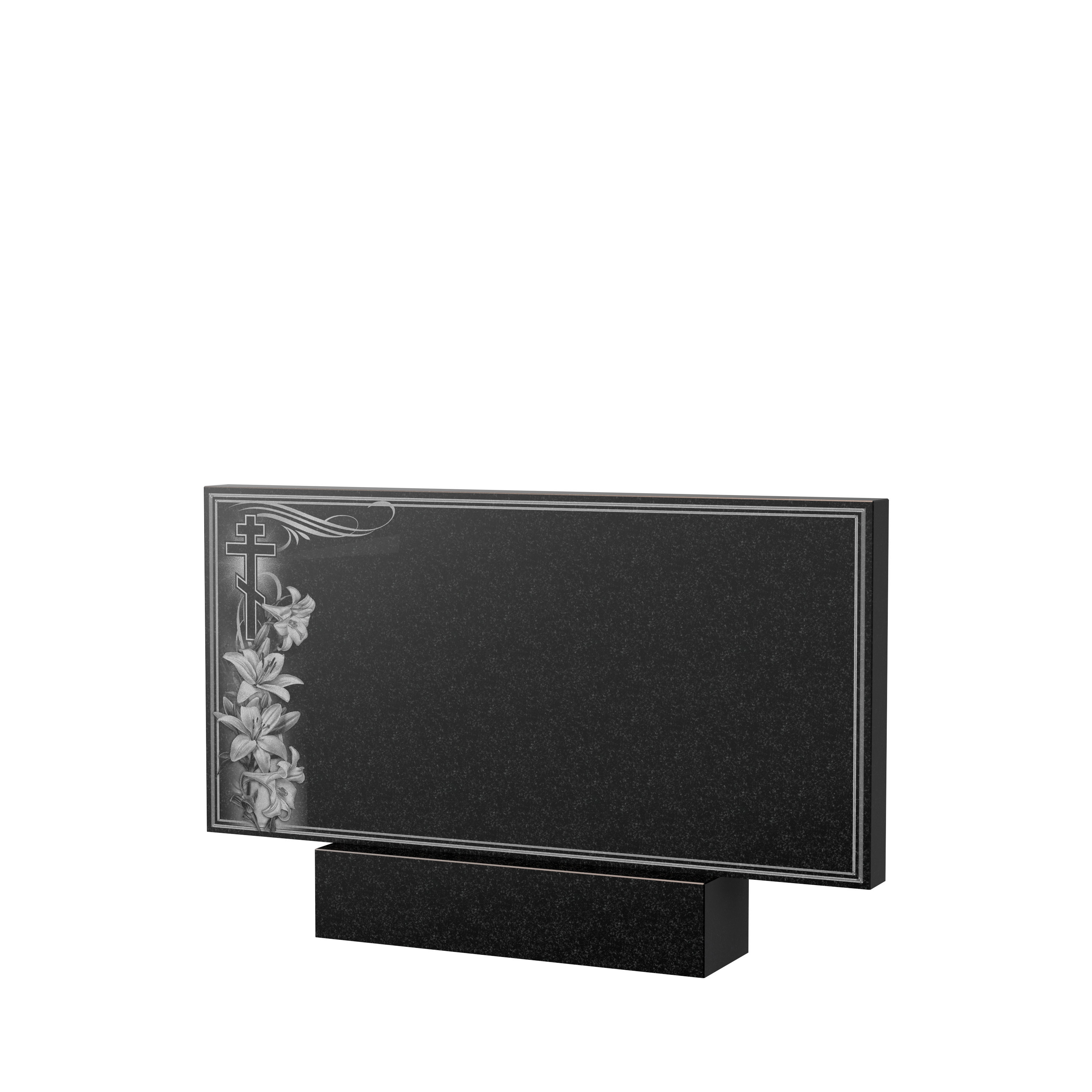 Художественное оформление памятника в Нижнекамске | Художественное оформление на гранитную стелу, рисунок ГХО-003