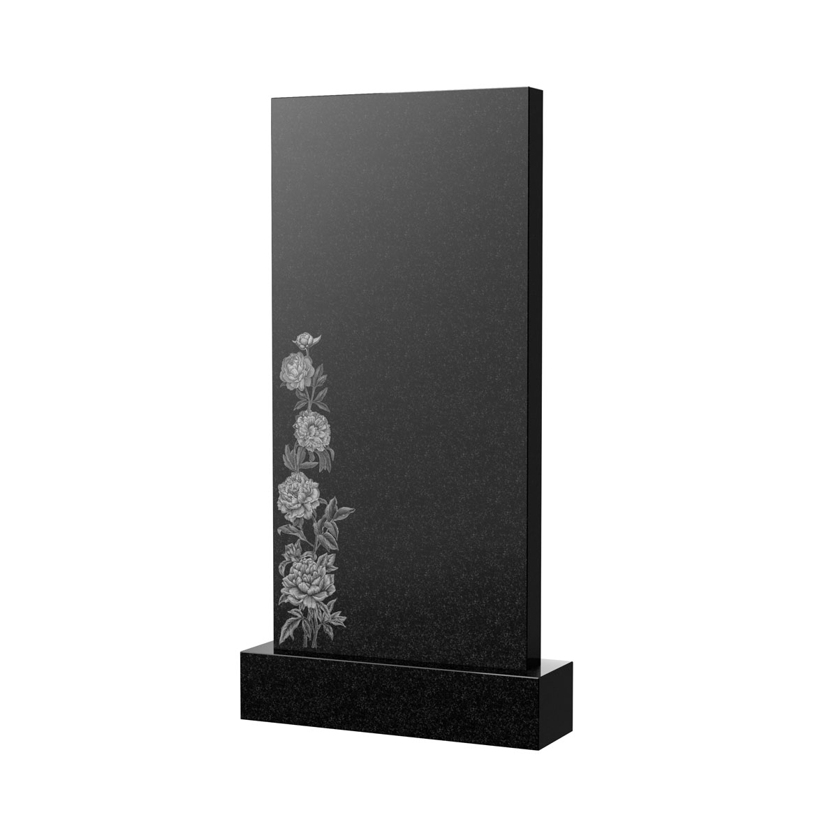 Художественное оформление памятника в Нижнекамске | Художественное оформление на гранитную стелу, рисунок ВХО-059