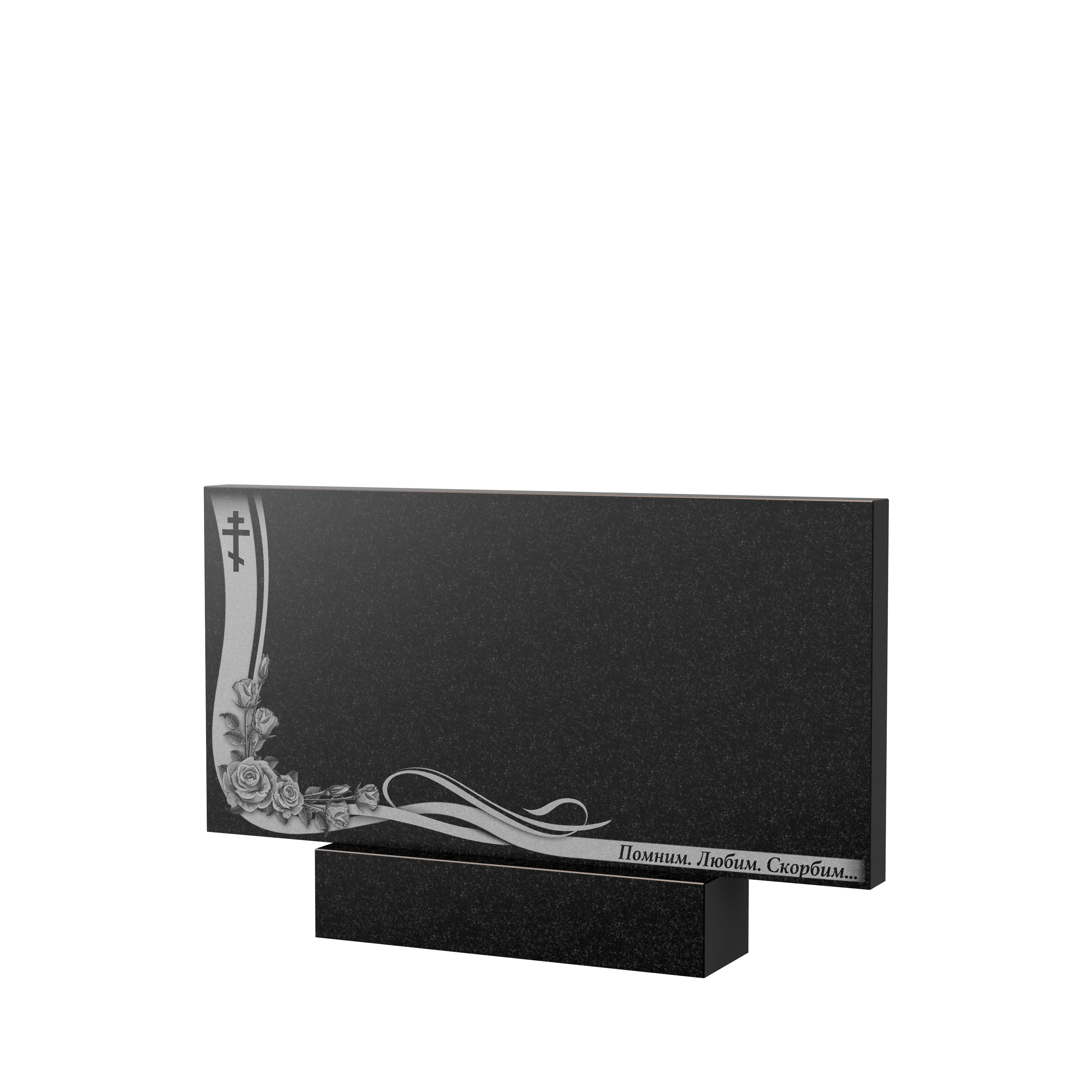 Художественное оформление памятника в Нижнекамске | Художественное оформление на гранитную стелу, рисунок ГХО-004