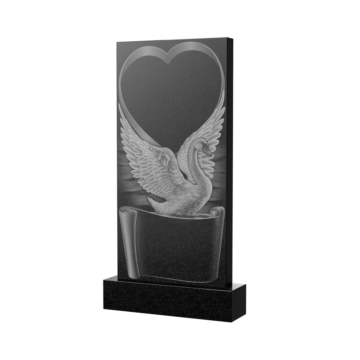 Художественное оформление памятника в Нижнекамске | Художественное оформление на гранитную стелу, рисунок ВХО-034