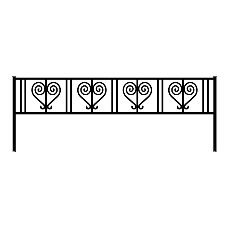 Кованые изделия в Нижнекамске | Кованая оградка ОГ.005