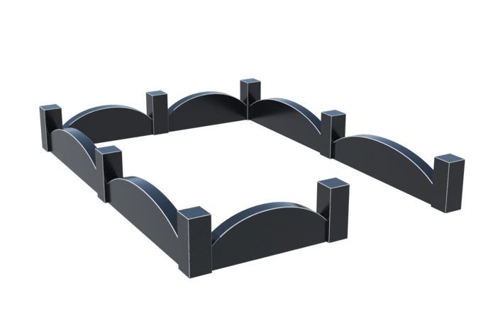 Цоколи на могилу в Нижнекамске | Цоколь на могилу №0001