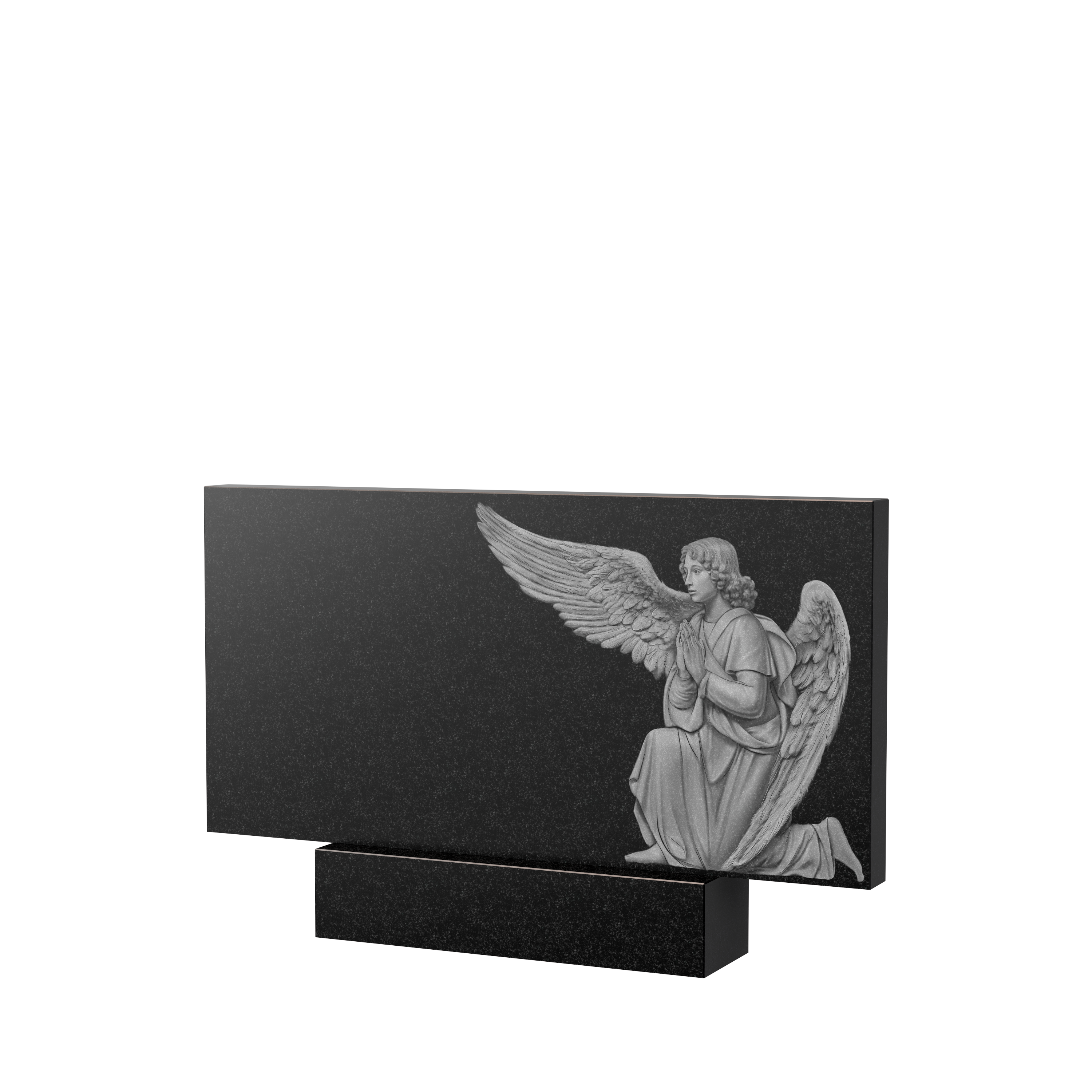 Художественное оформление памятника в Нижнекамске | Художественное оформление на гранитную стелу, рисунок ГХО-007