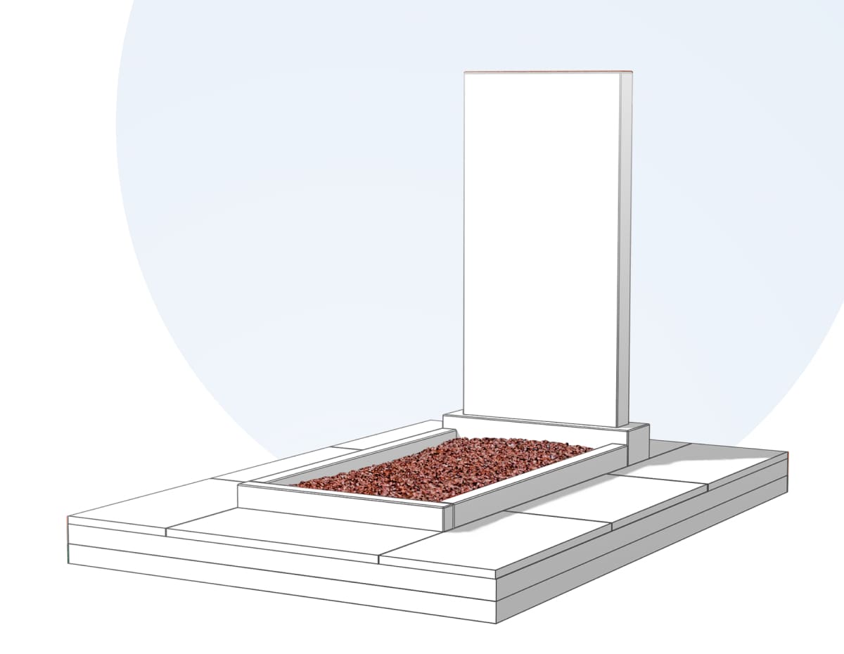 Засыпка цветника камушками в Нижнекамске