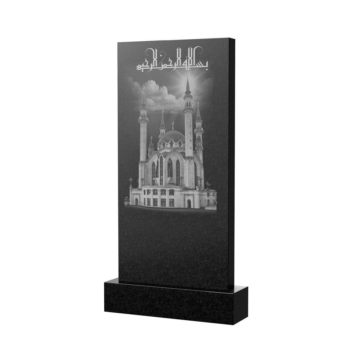 Художественное оформление памятника в Нижнекамске | Художественное оформление на гранитную стелу, рисунок ВХО-047