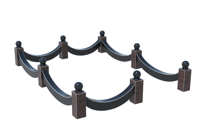 Цоколи на могилу в Нижнекамске | Цоколь на могилу №0026