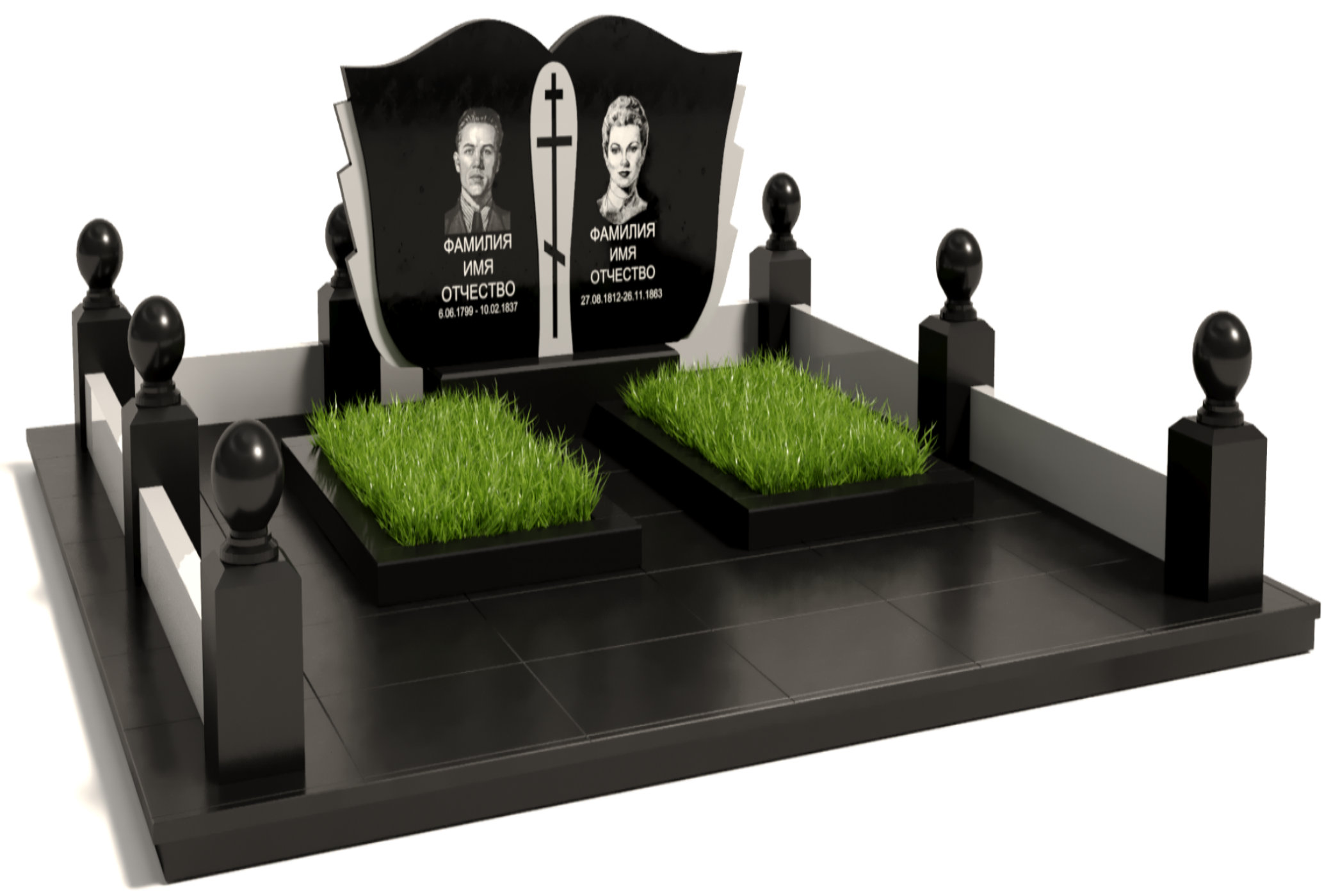 Двойные мемориальные комплексы в Нижнекамске | Мемориальный комплекс №10