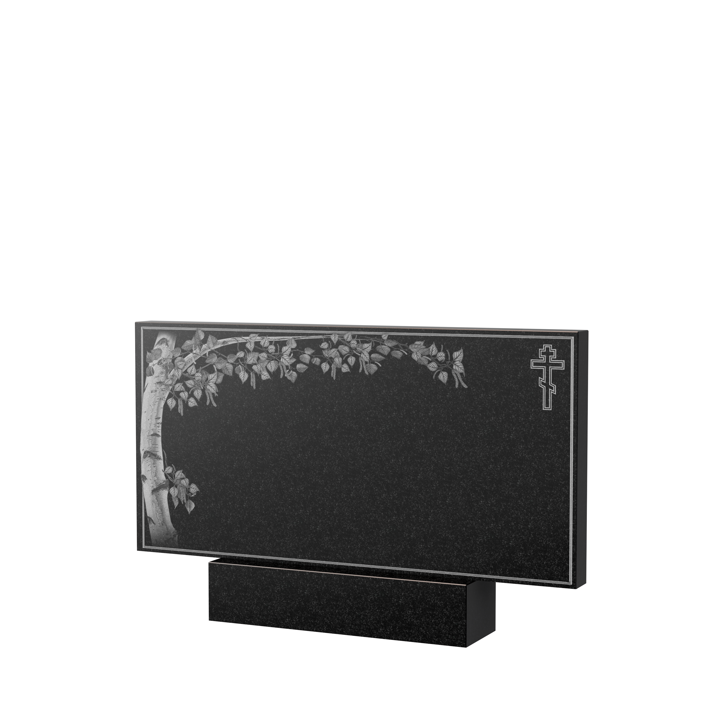 Художественное оформление памятника в Нижнекамске | Художественное оформление на гранитную стелу, рисунок ГХО-005