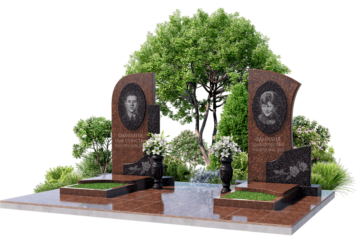 Уход и озеленение мест захоронений в Нижнекамске