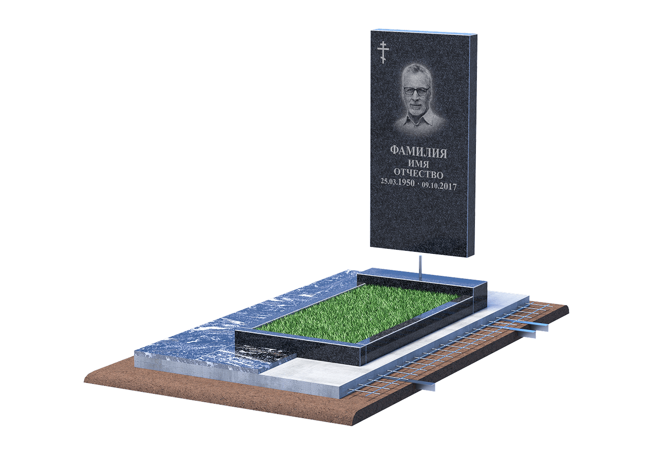 Установка памятника в Нижнекамске