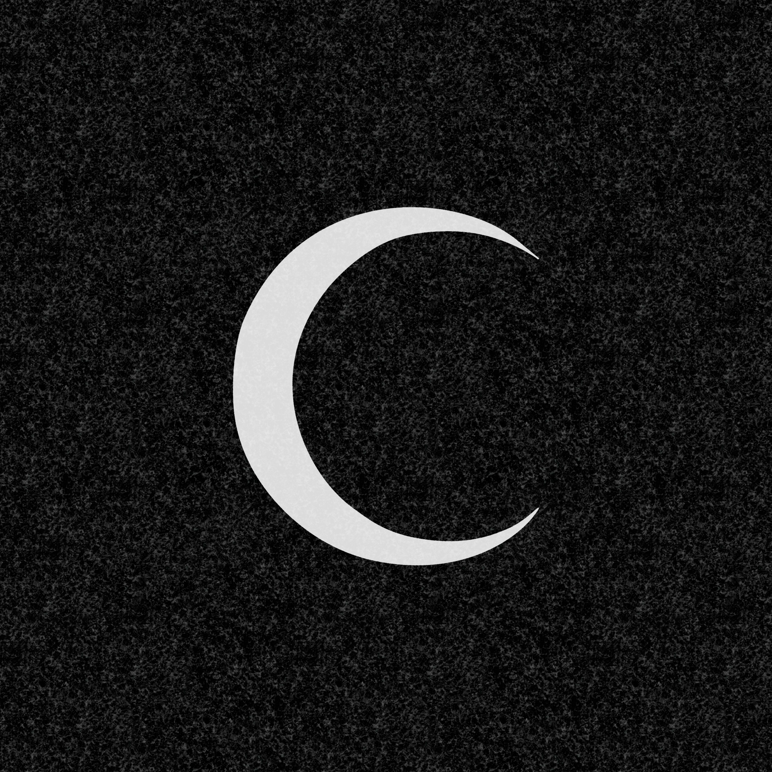 Символы веры | Рисунок мусульманский полумесяц с заливкой, РС-008