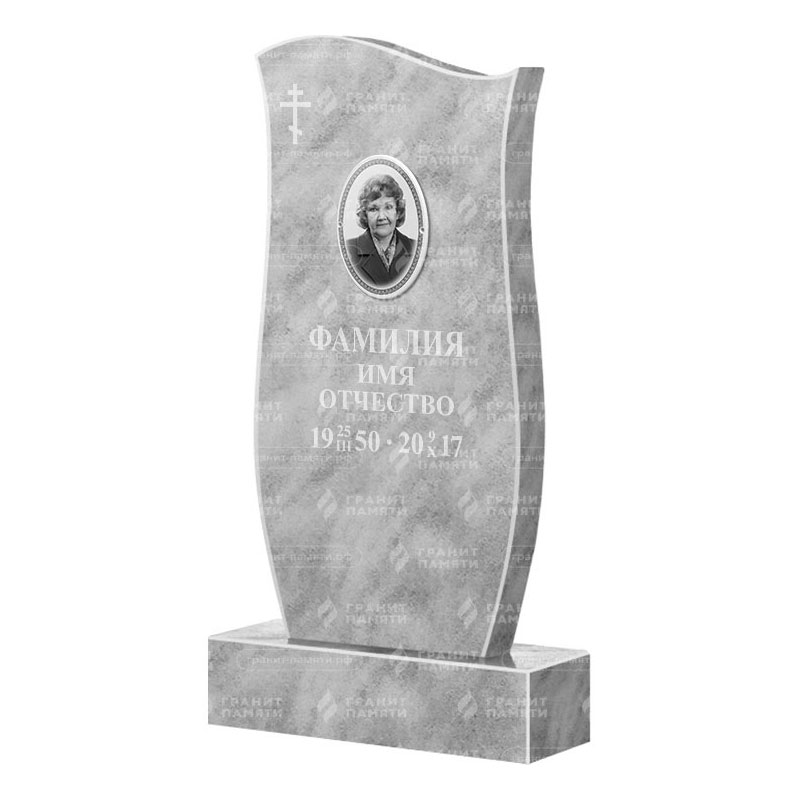 Бюджетные памятники в Нижнекамске | Мраморный памятник ФМ-033