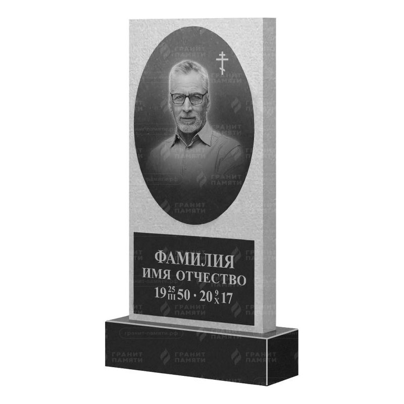 Памятники из гранита вертикальные в Нижнекамске | Гранитный памятник ФГ-166