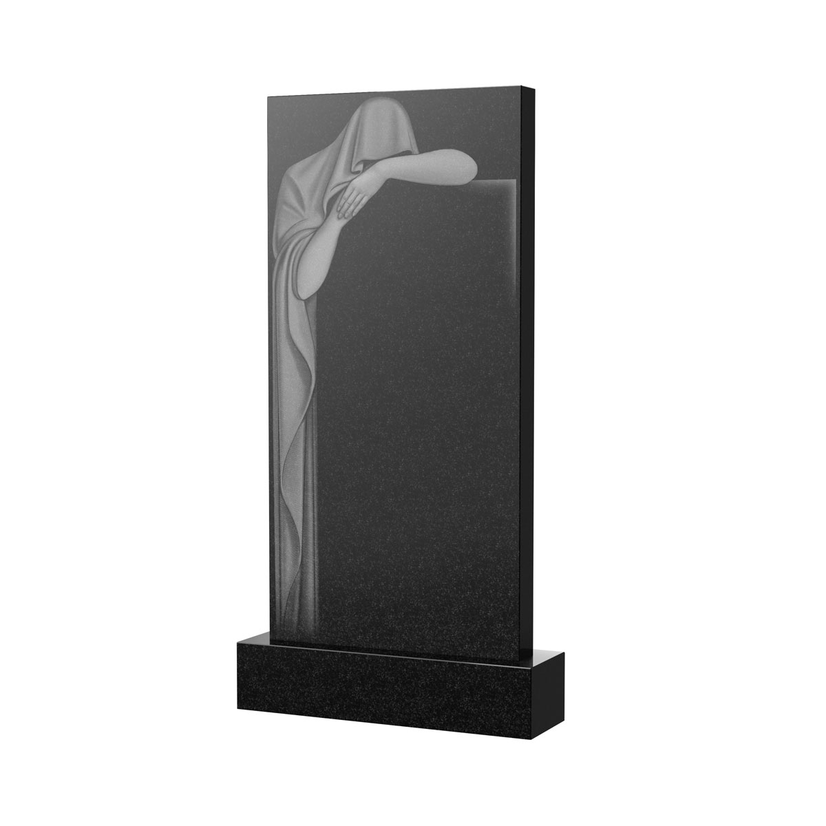 Художественное оформление памятника в Нижнекамске | Художественное оформление на гранитную стелу, рисунок ВХО-036