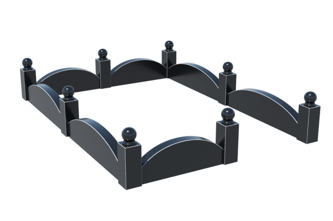 Цоколи на могилу в Нижнекамске | Цоколь на могилу №0002