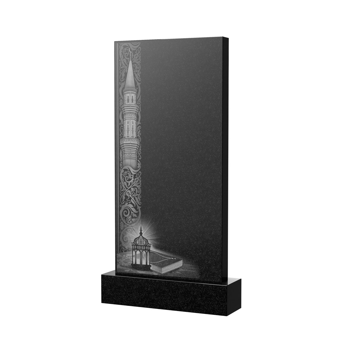 Художественное оформление памятника в Нижнекамске | Художественное оформление на гранитную стелу, рисунок ВХО-038