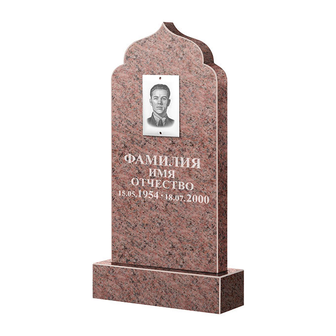 Гранитные памятники в Нижнекамске | Памятник из гранита Розалия Pink ФГЦ-037