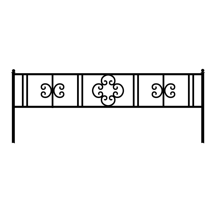 Кованые изделия в Нижнекамске | Кованая оградка ОГ.006