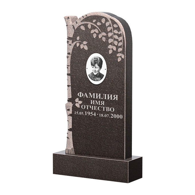 Гранитные памятники в Нижнекамске | Памятник из гранита Карел Brown ФГЦ-091