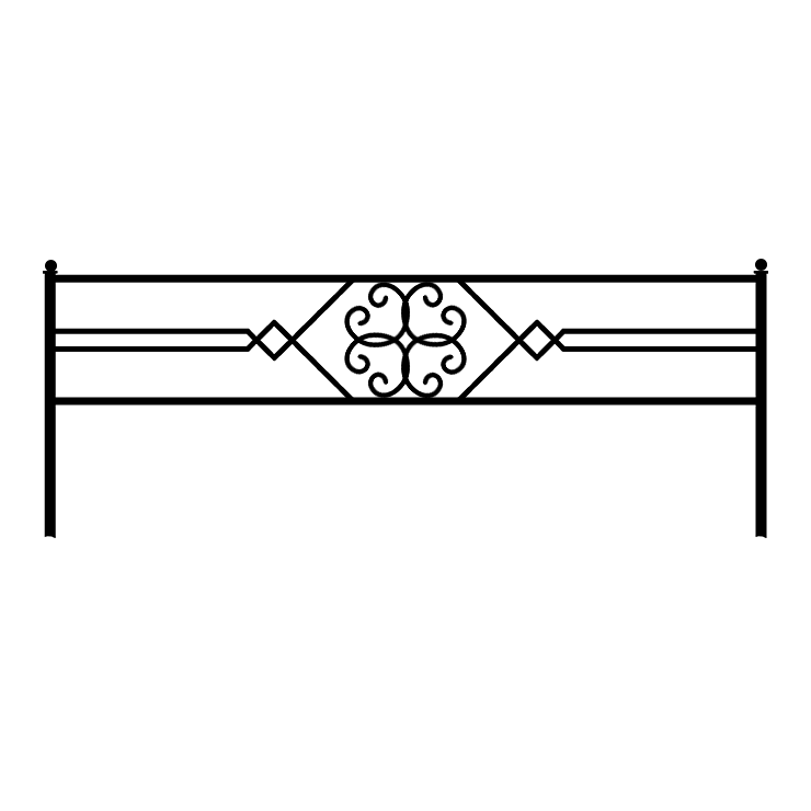 Кованые изделия в Нижнекамске | Кованая оградка ОГ.003