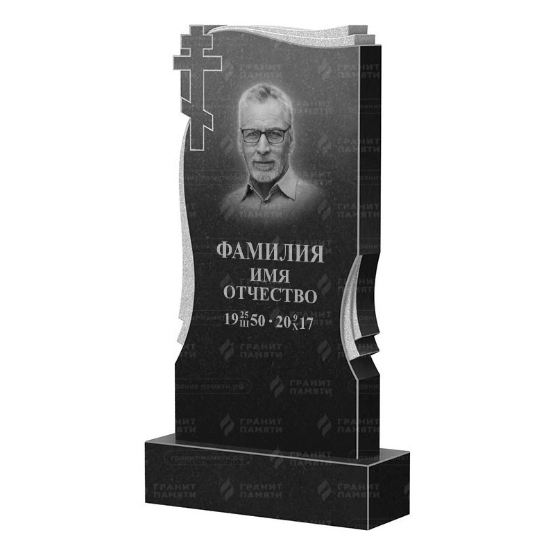 Памятники из гранита вертикальные в Нижнекамске | Гранитный памятник ФГ-185